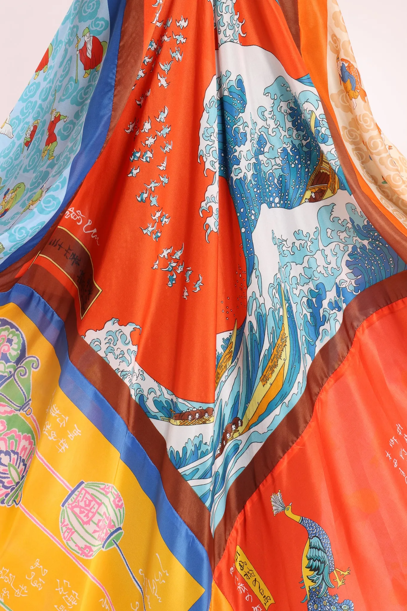 Patchwork Scarf Dress