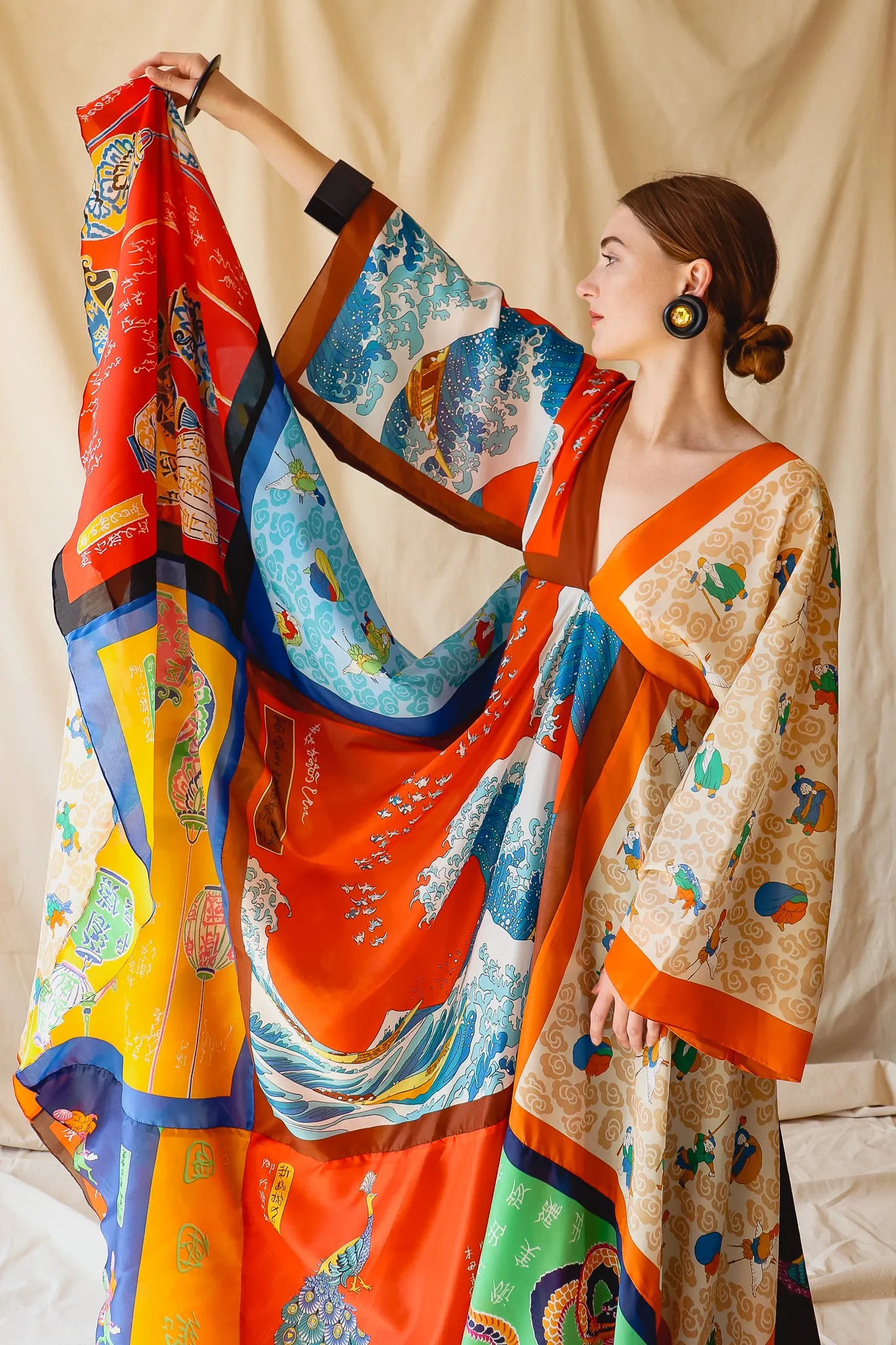 Patchwork Scarf Dress