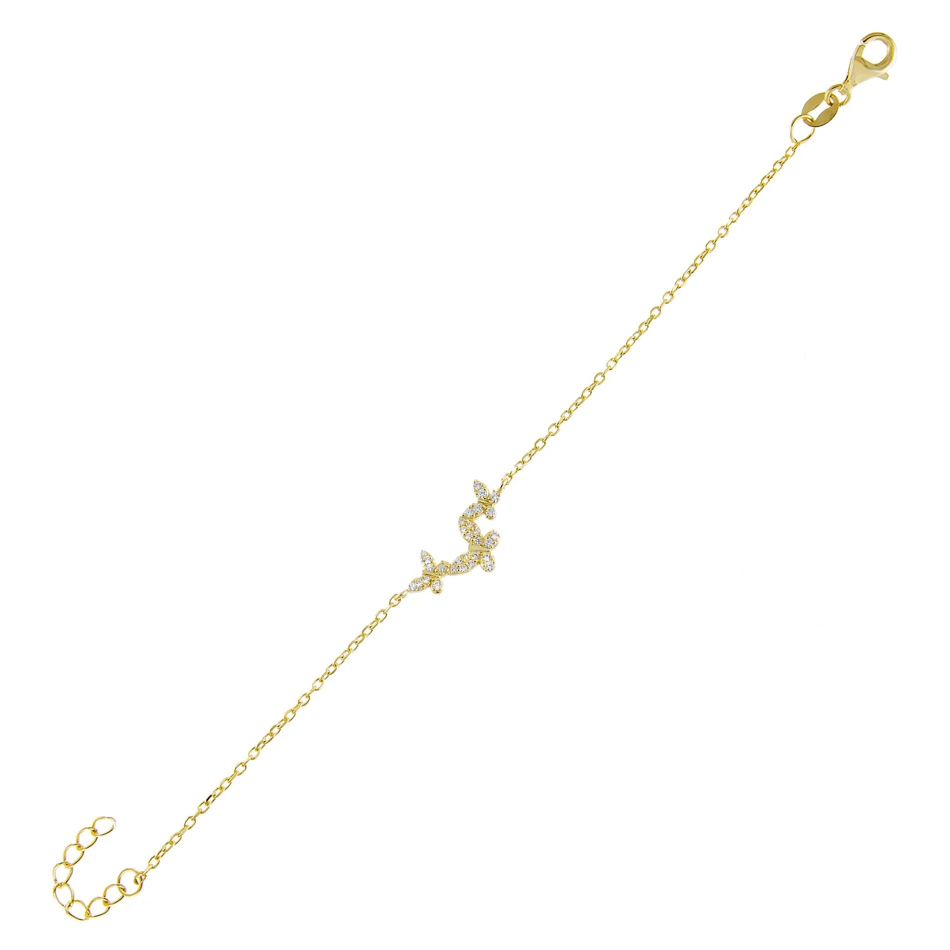 Pavé Butterflies Bracelet