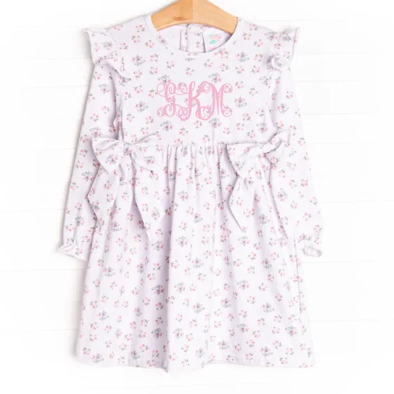 Peony Petals Dress, Pink