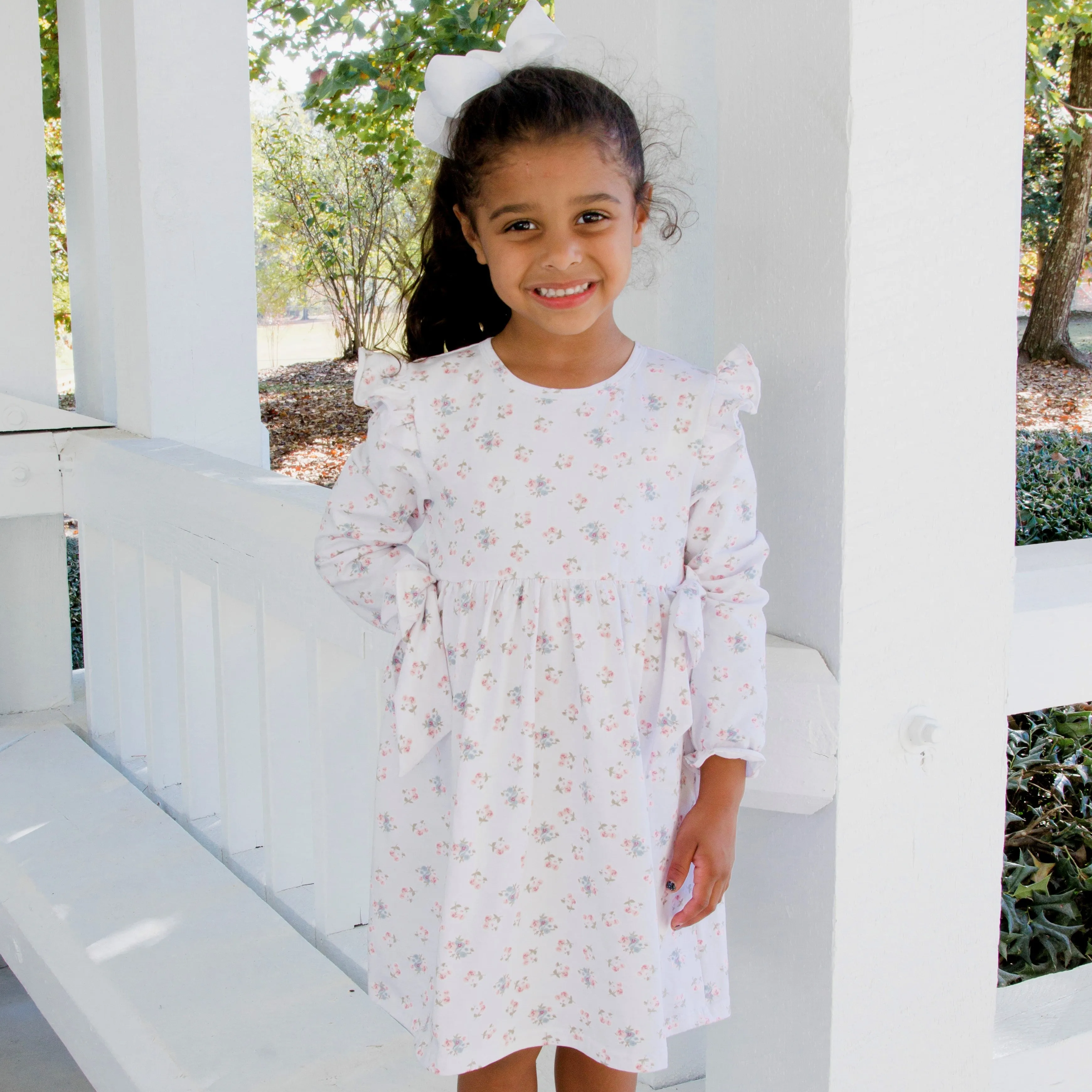 Peony Petals Dress, Pink