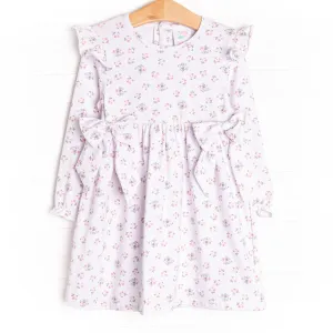 Peony Petals Dress, Pink