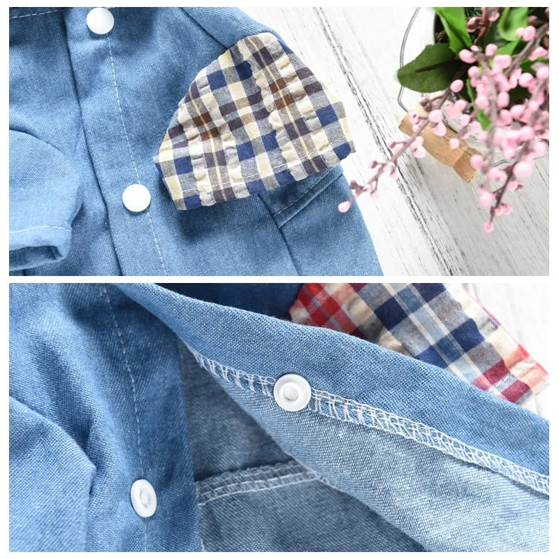 Pet Plaid Shirt Clothes Coat Jacket for Small Medium Dogs Puppy Cat