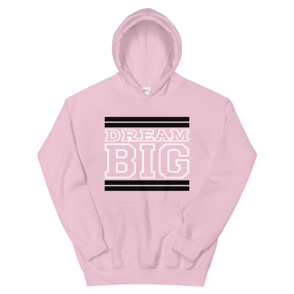 Pink Black and White Unisex Hoodie
