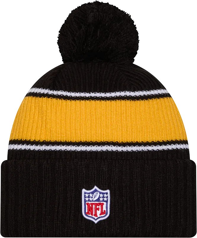 Pittsburgh Steelers Sport Knit Fleece Lined Pom Toque