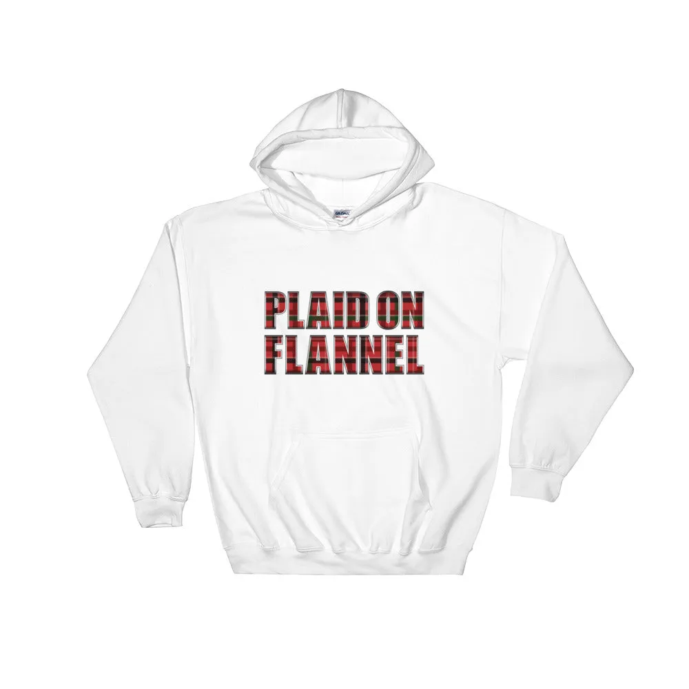 Plaid On Flannel Hoodie