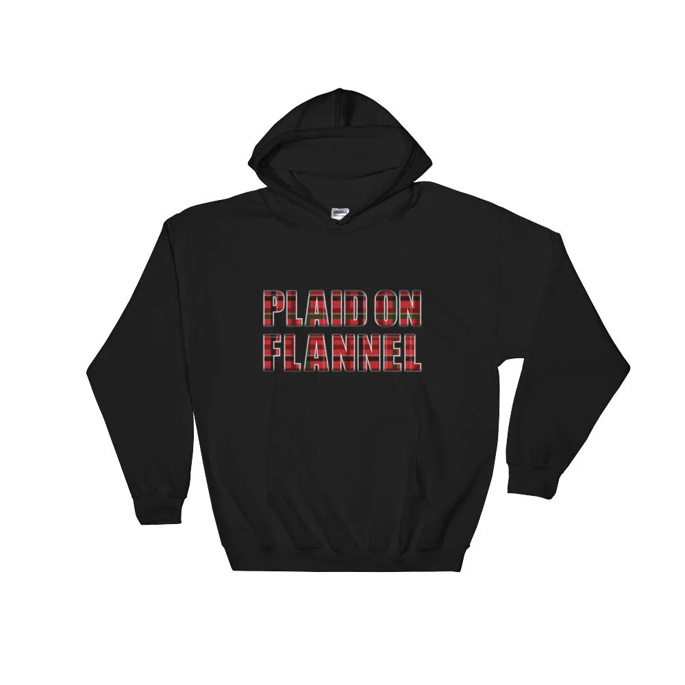 Plaid On Flannel Hoodie