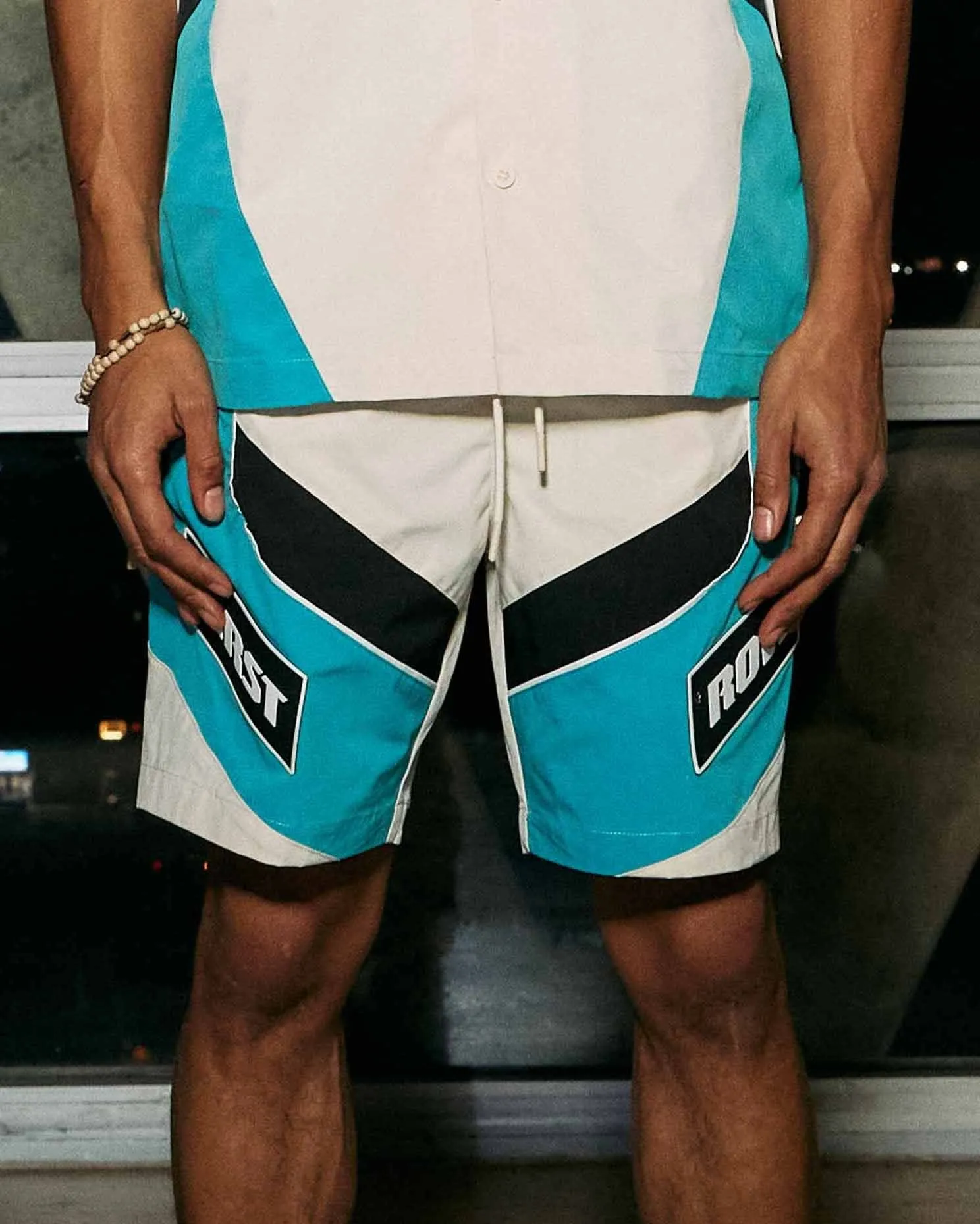 Plantopia Color Block Shorts