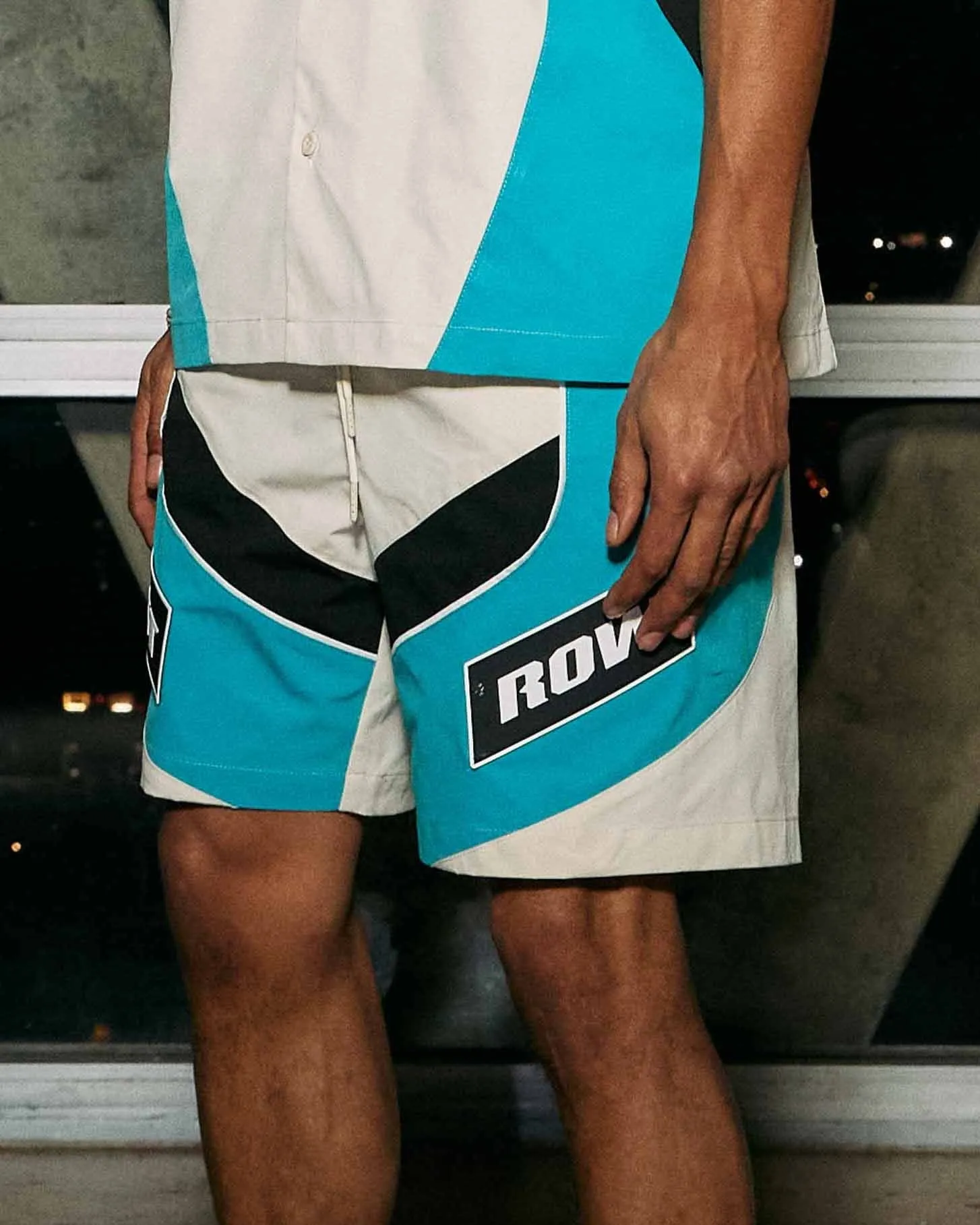 Plantopia Color Block Shorts