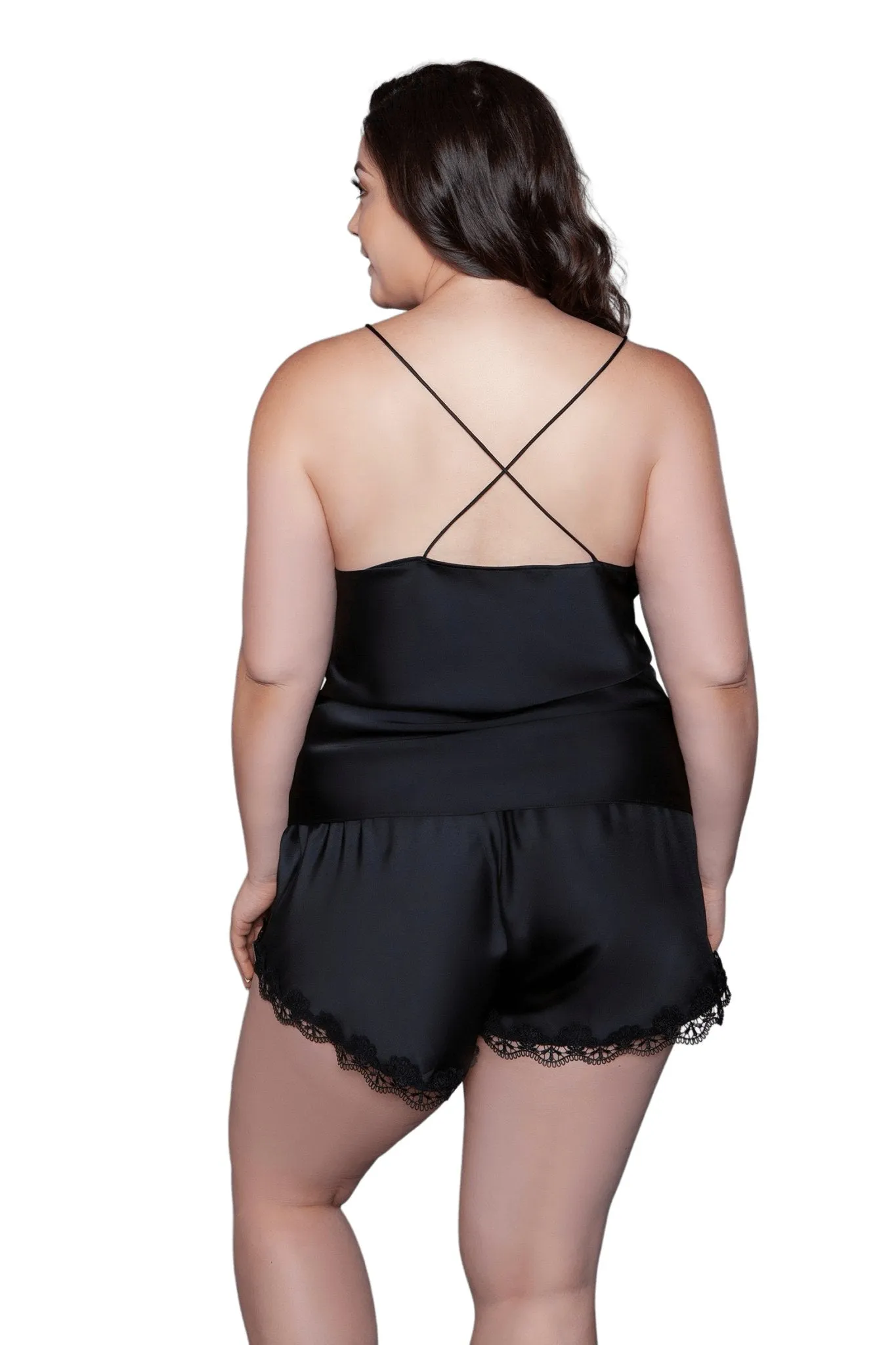 Polkadot and Lace Cami Set