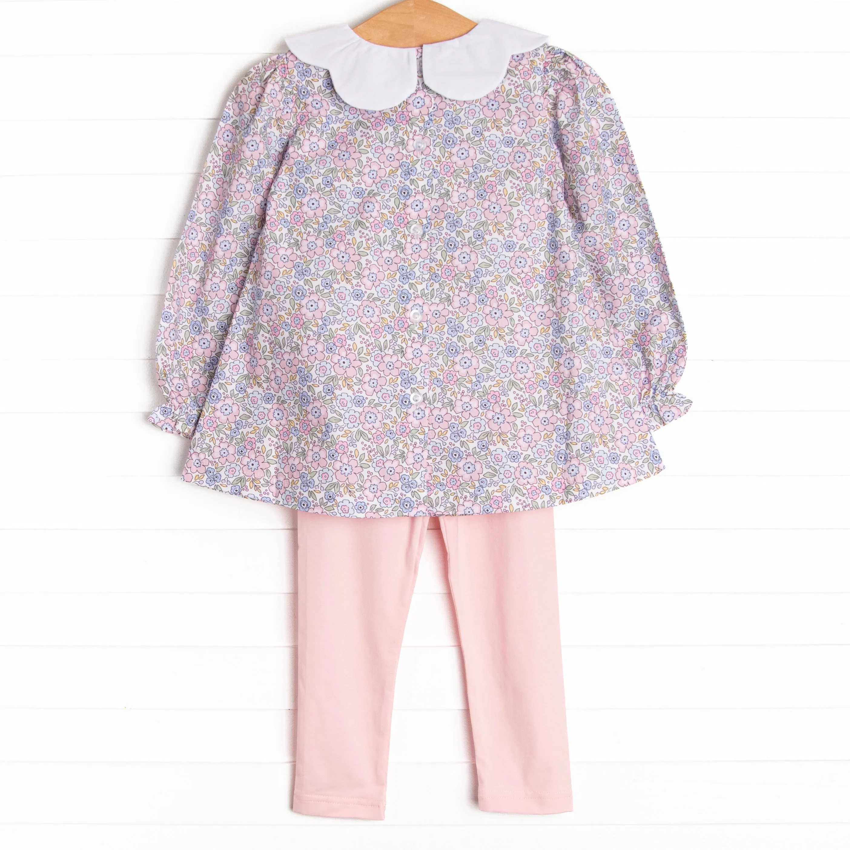 Poppy Fields Legging Set, Pink