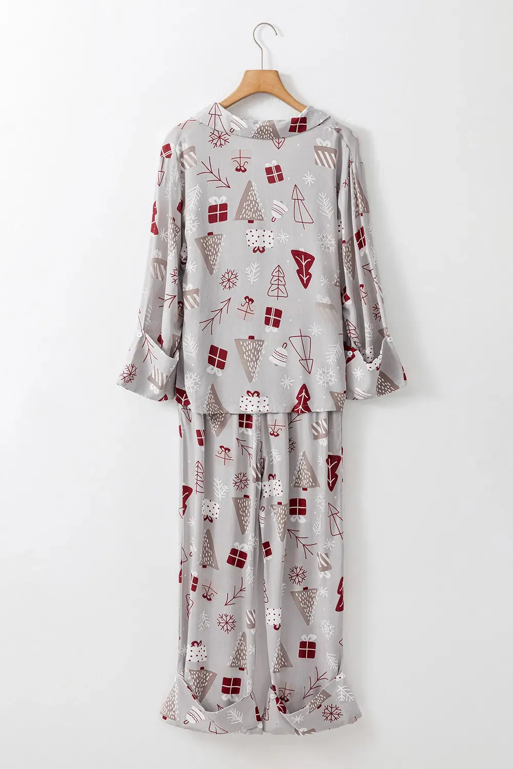 Printed Long Sleeve Lounge Set