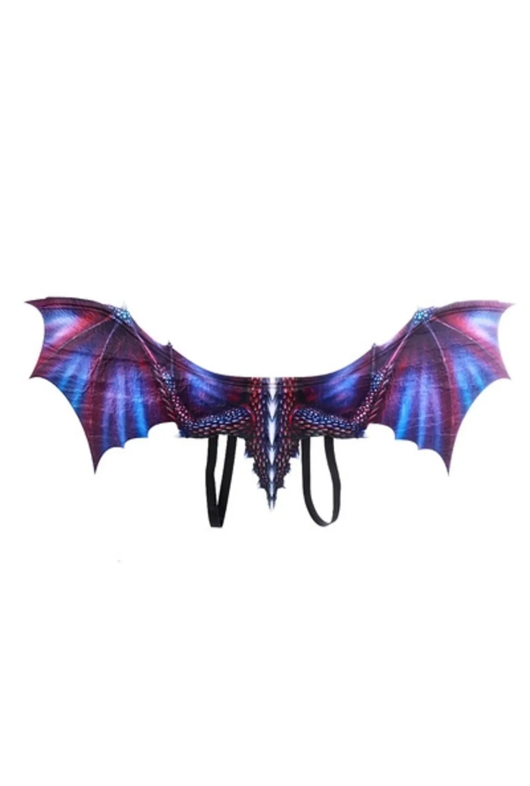 Purple Printed Dragon Wings