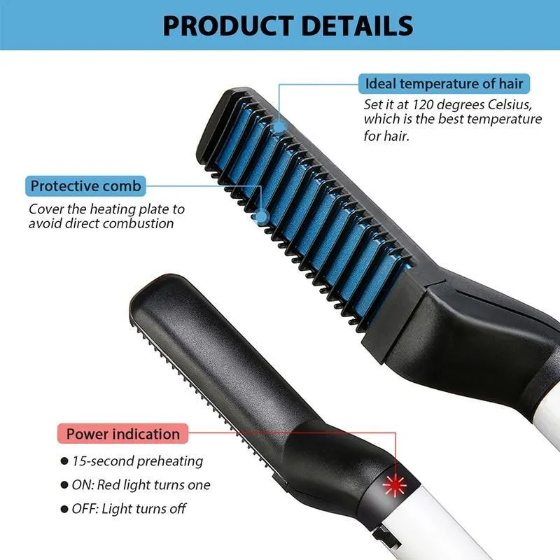 Quick Beard Straightener Comb
