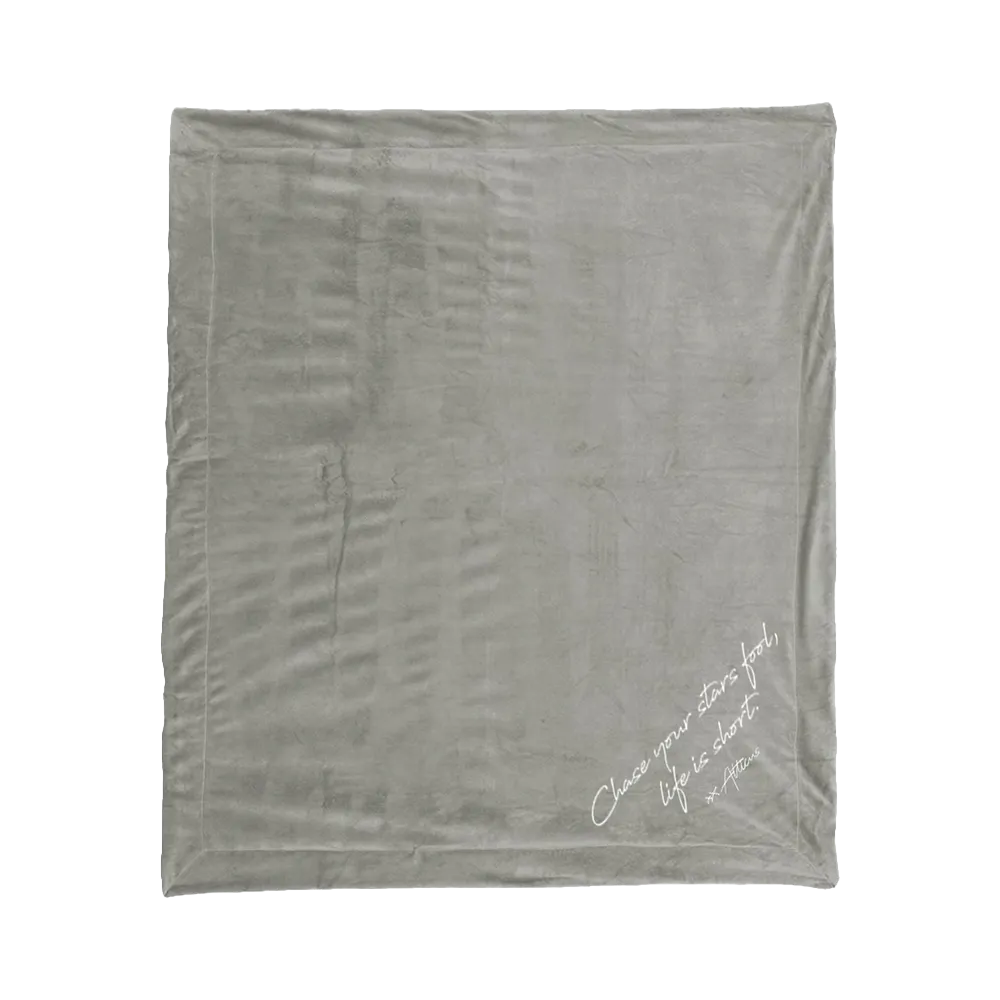 "Chase Your Stars" Sherpa Fleece Blanket