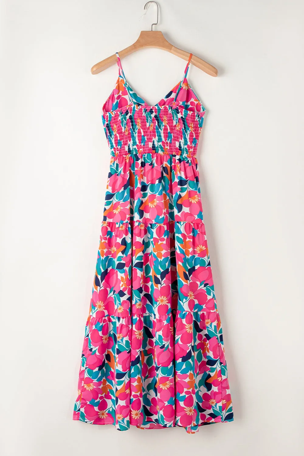 Raven Printed V-Neck Maxi Cami Dress