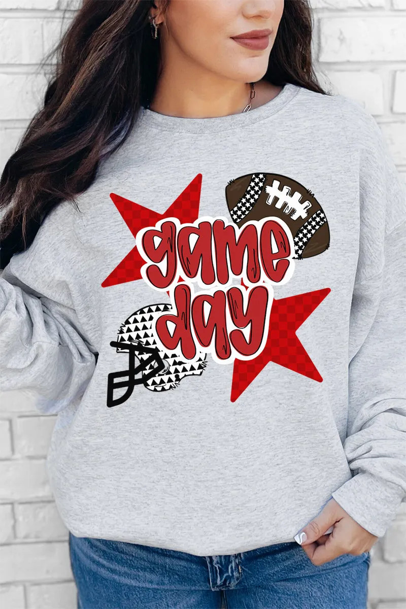 Red Football Fever Unisex NuBlend Crew Sweatshirt