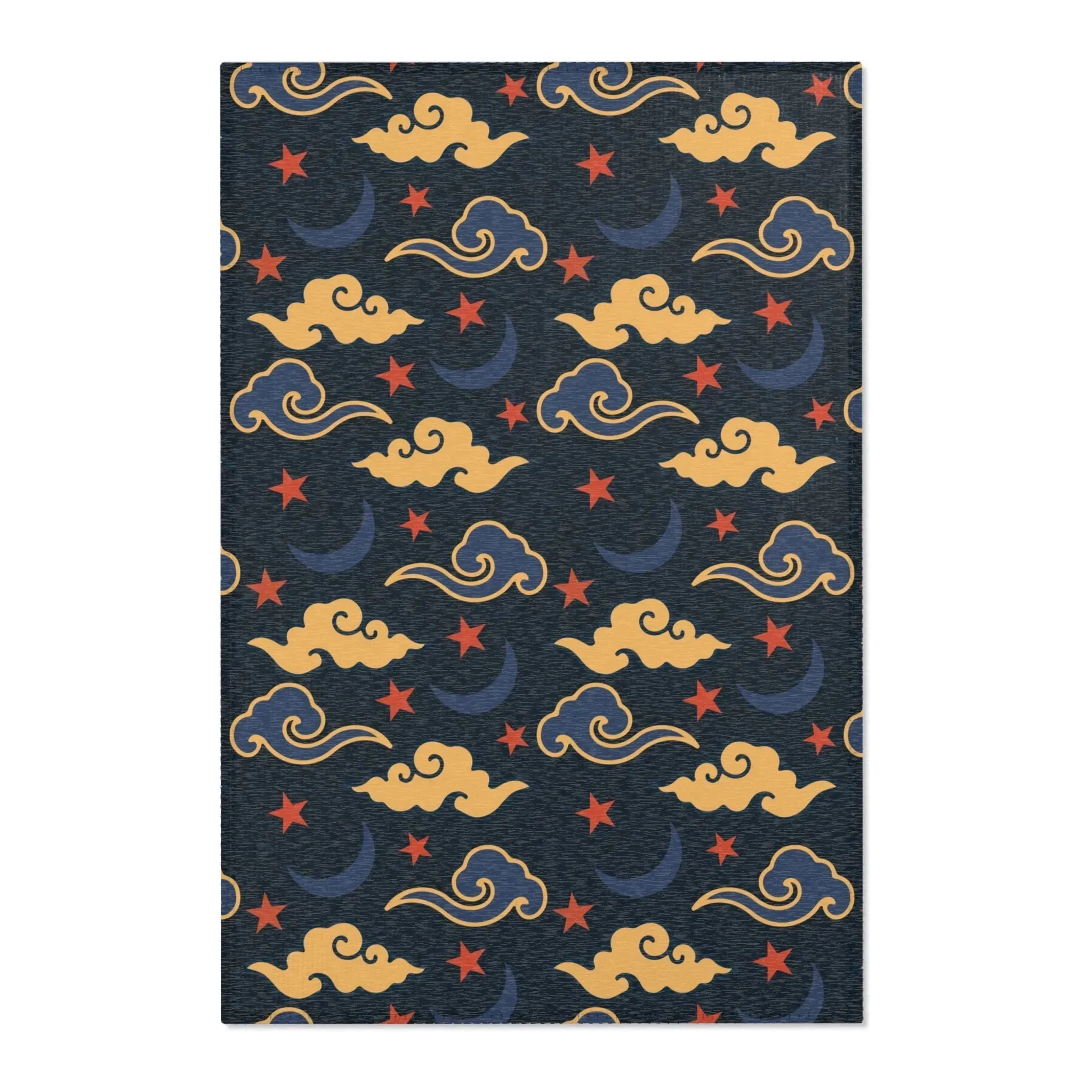 Retro Night Sky Accent Rug