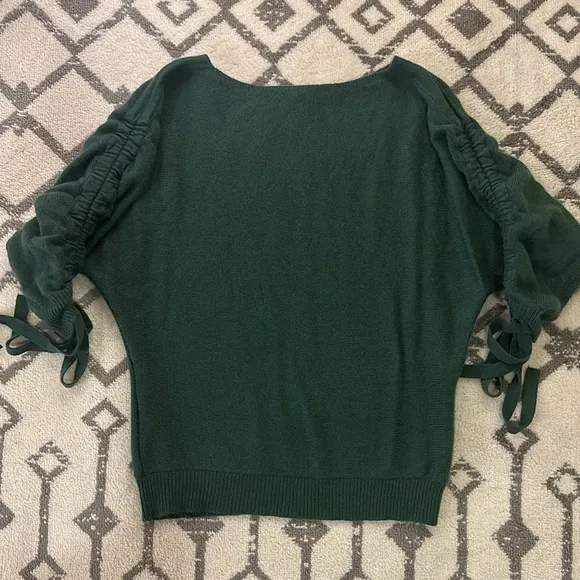 Revolve Joie Wool/Cashmere Sweater Sz M - Hunter Green