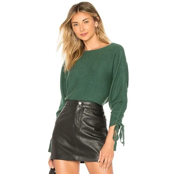 Revolve Joie Wool/Cashmere Sweater Sz M - Hunter Green