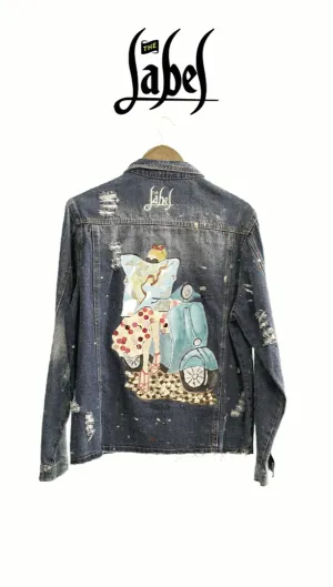 Rollin' Solo - Hand-Painted Denim Jacket