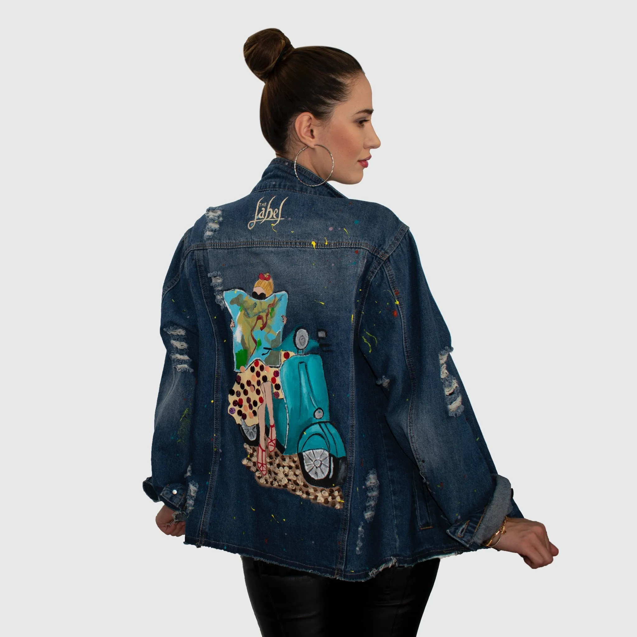 Rollin' Solo - Hand-Painted Denim Jacket