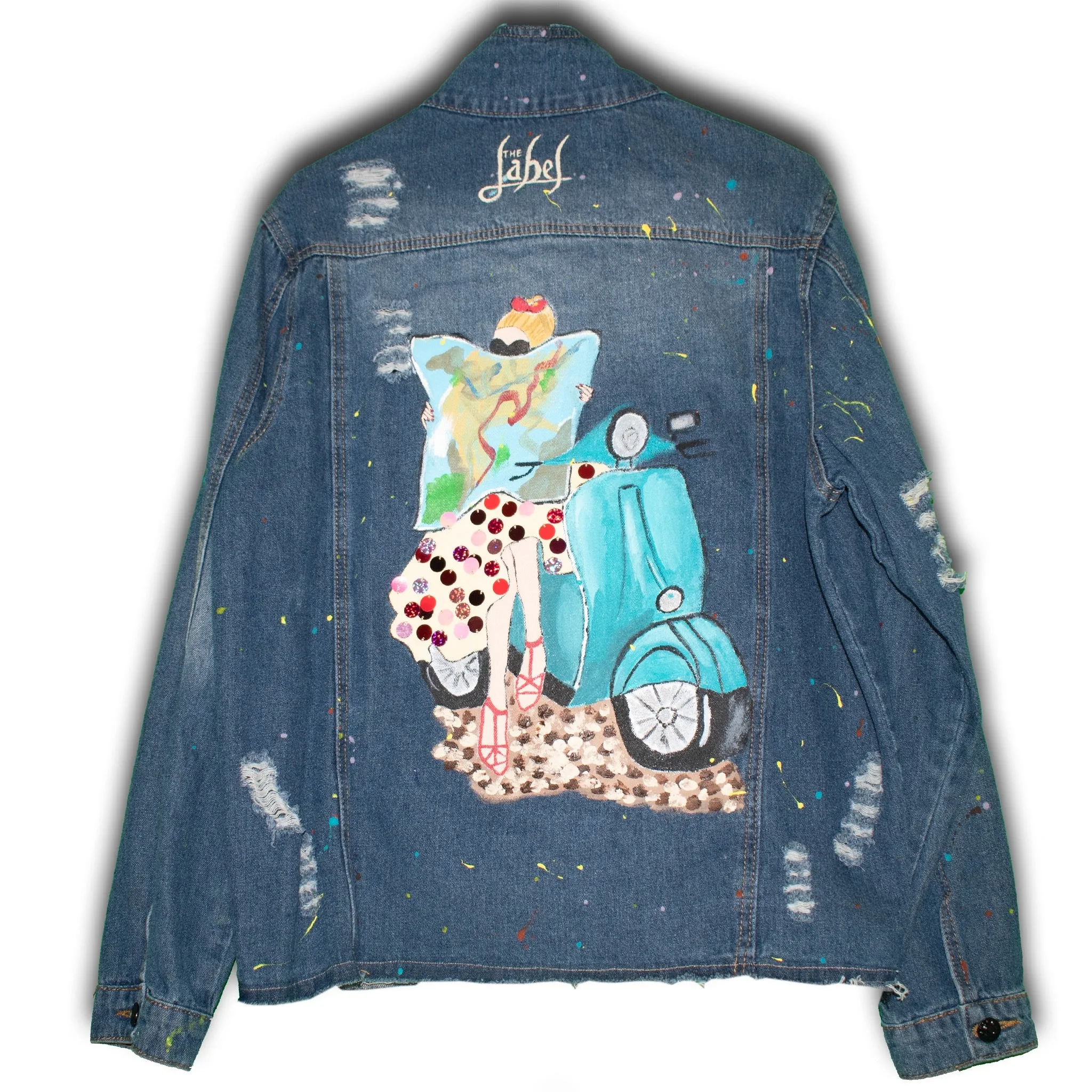 Rollin' Solo - Hand-Painted Denim Jacket