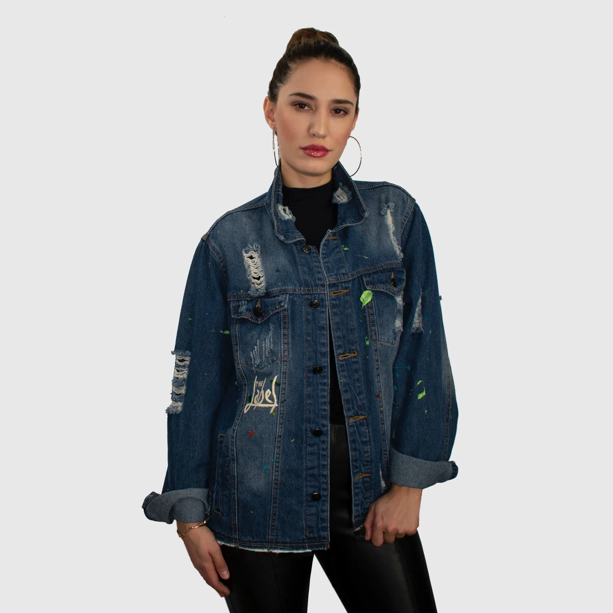 Rollin' Solo - Hand-Painted Denim Jacket