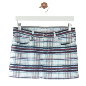See by Chloe’ Garment Dyed Plaid Denim Mini Skirt Y2K