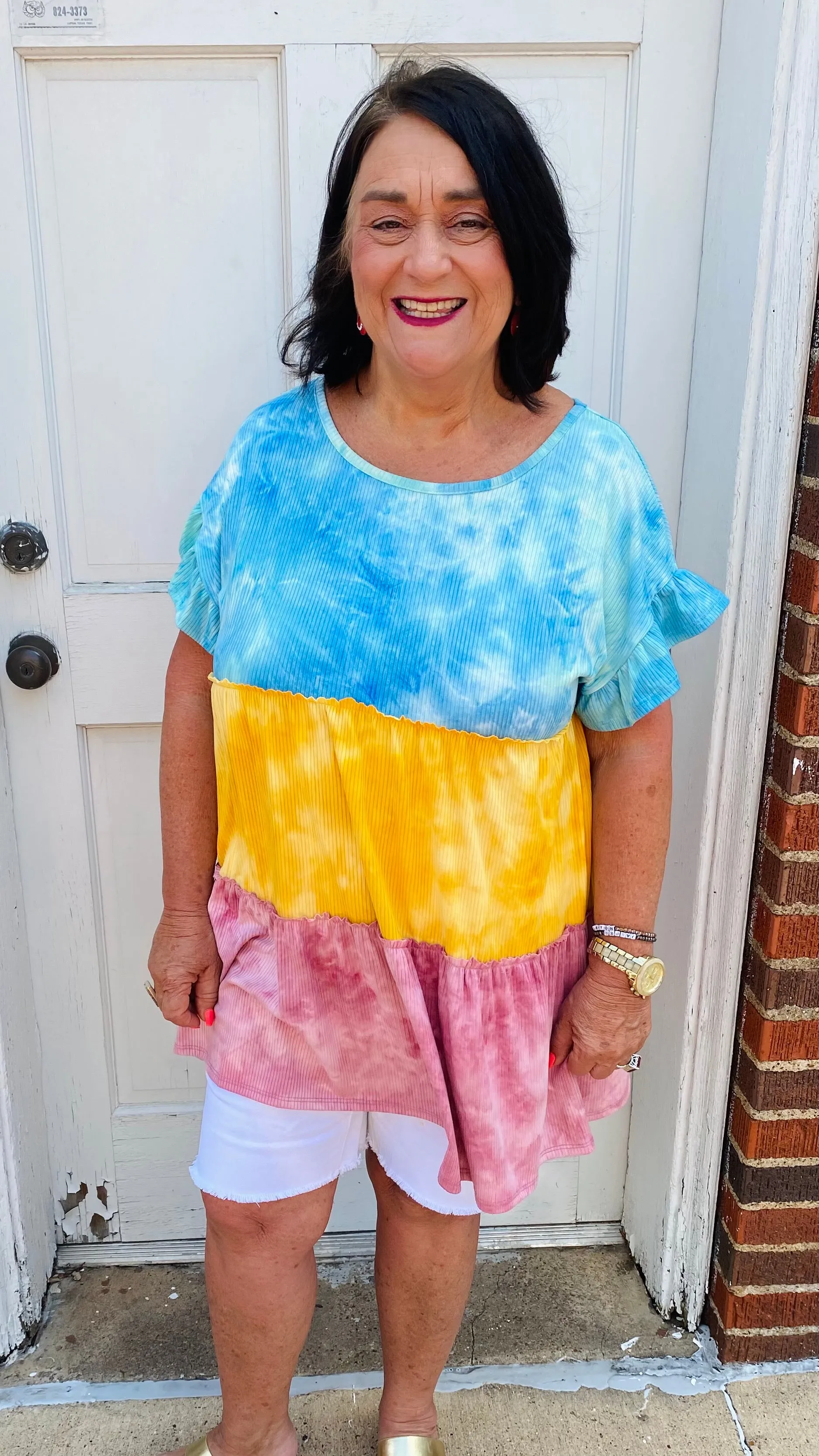 Shades Of Summer Tunic: Multi