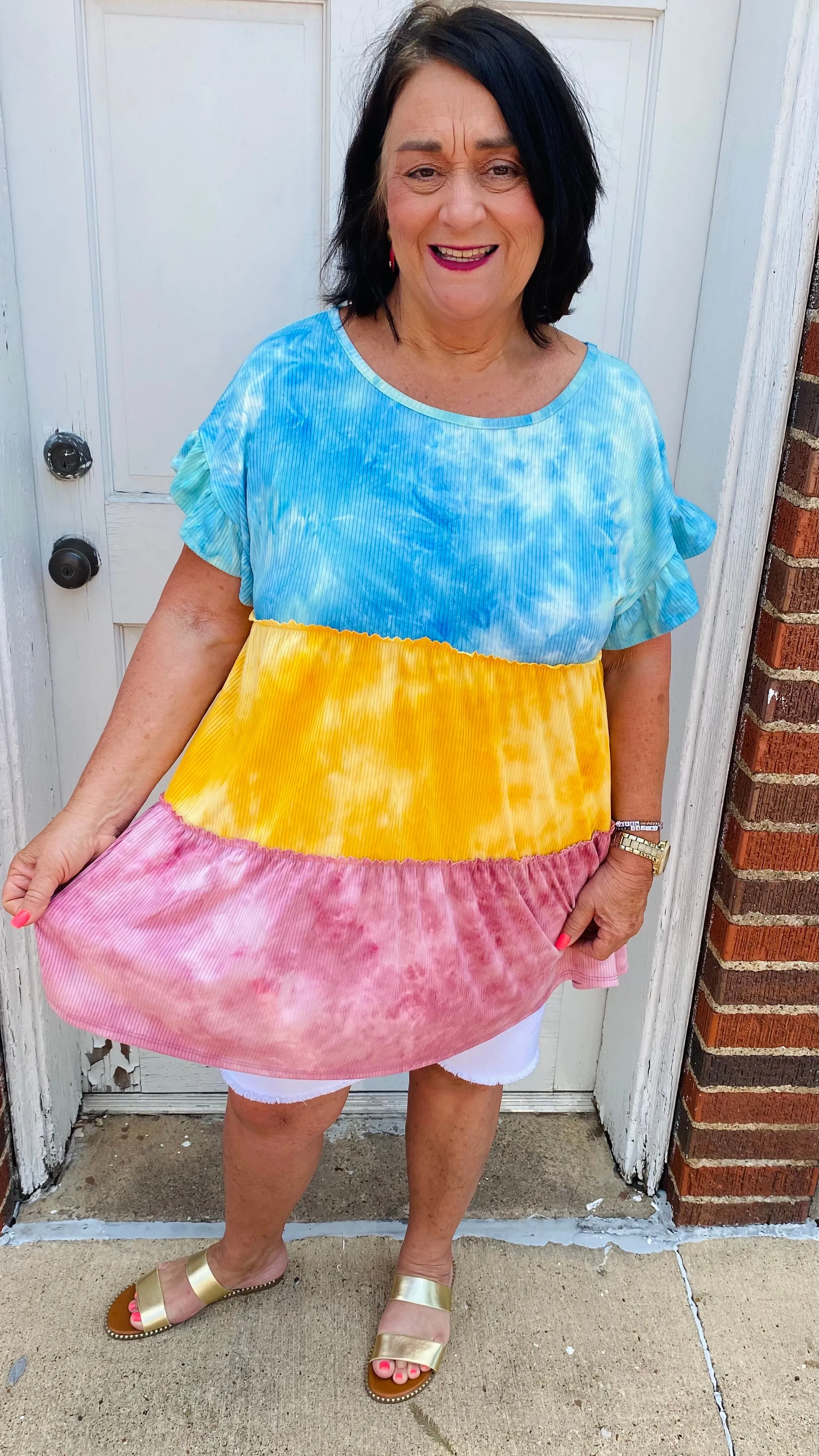 Shades Of Summer Tunic: Multi