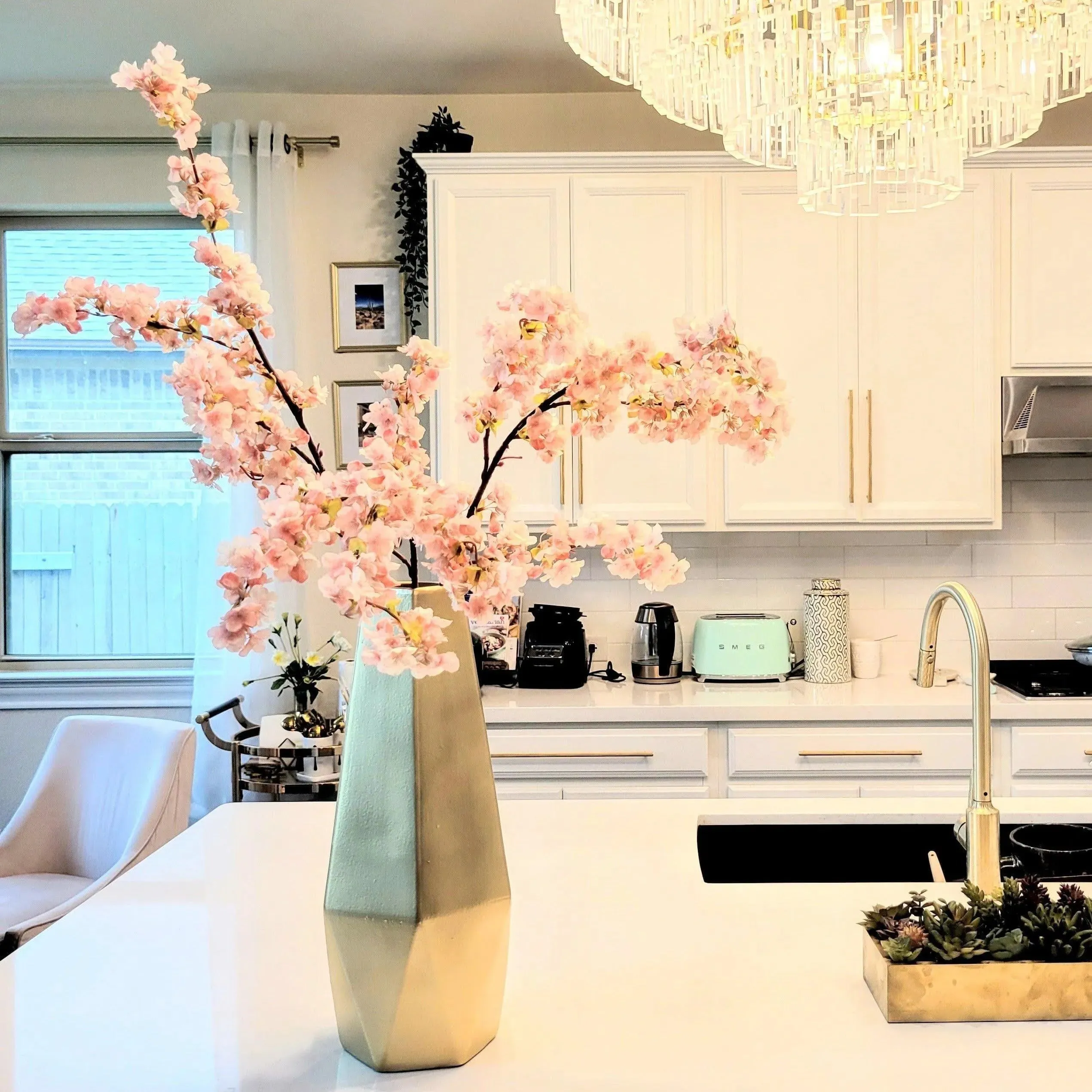 Silk Pink Cherry Blossom