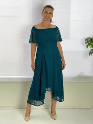 Sinatra Emerald Lace Dress
