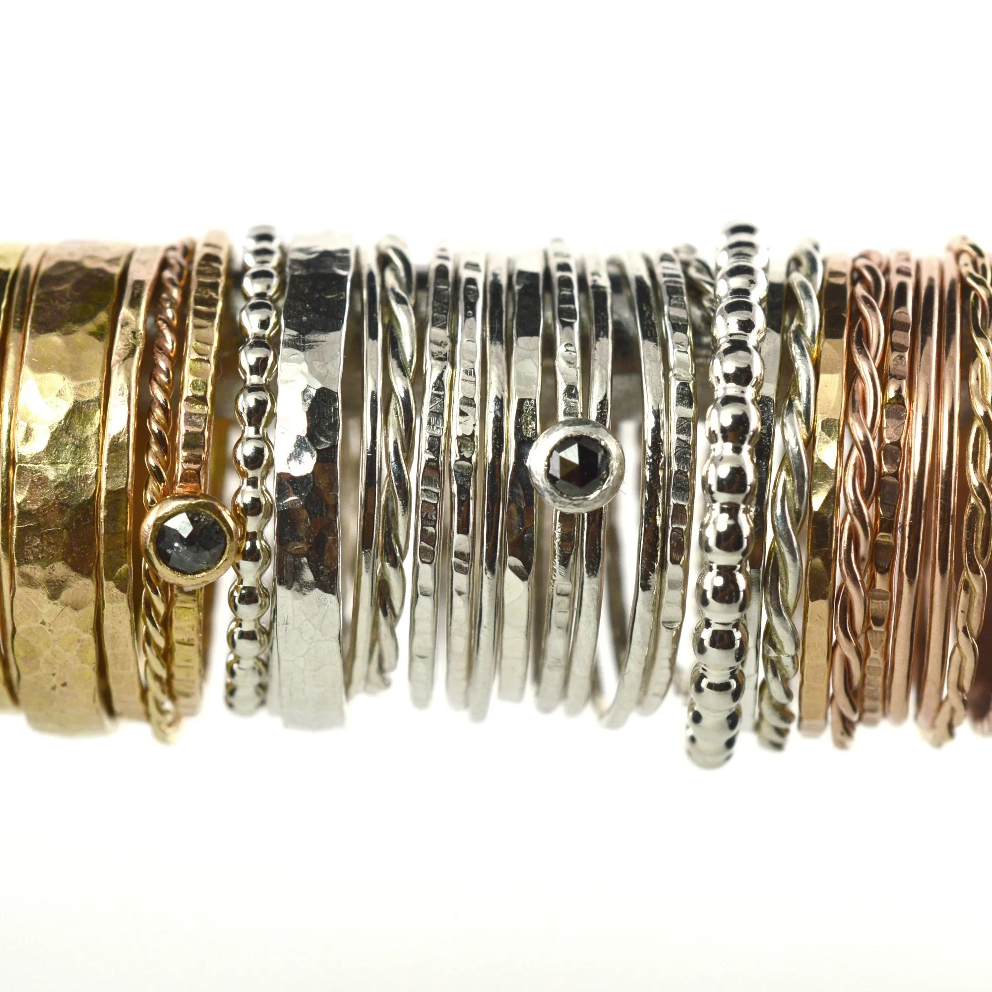 Skinny Organic Chevron Cuff Bracelet