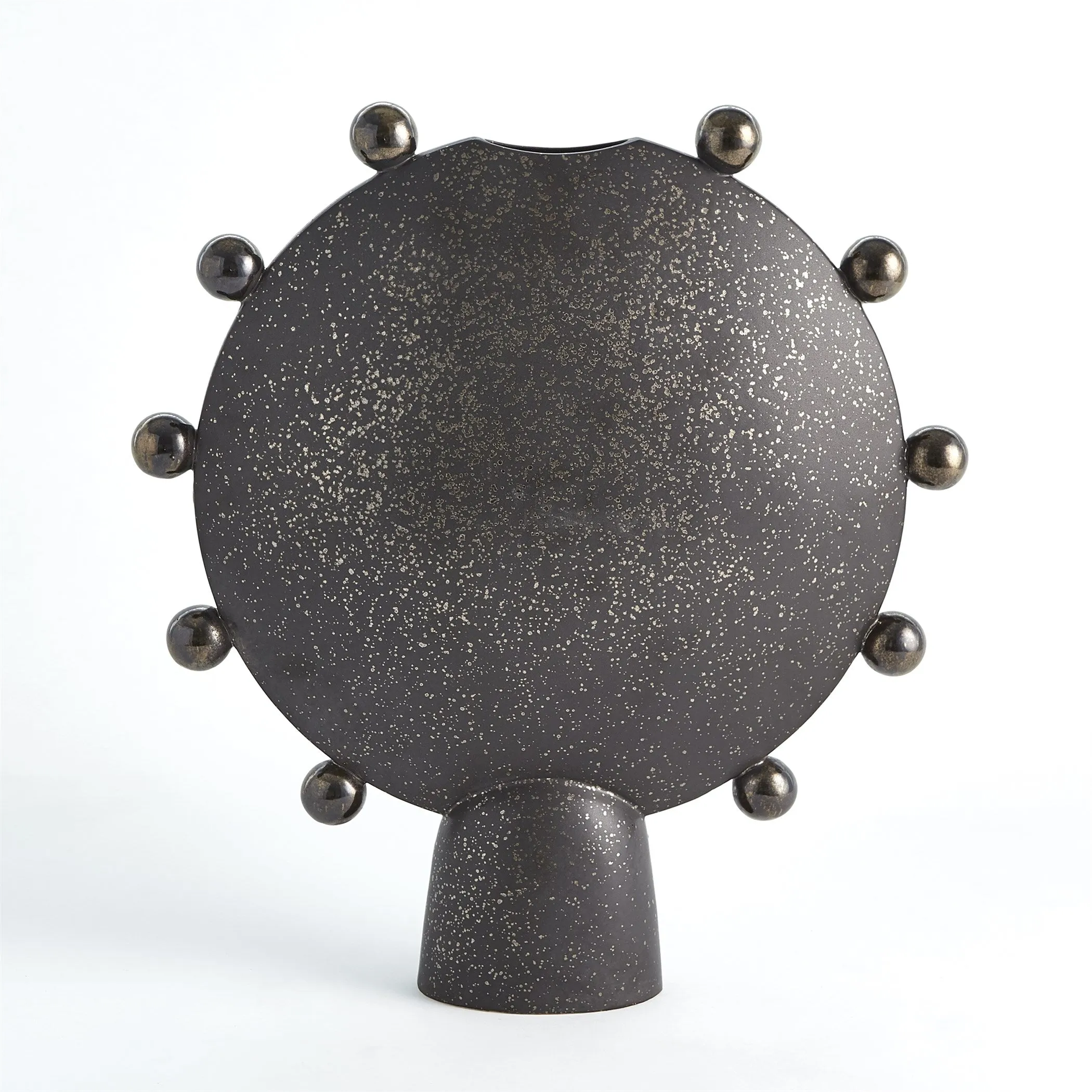 Spheres Footed Bowl - Bronze