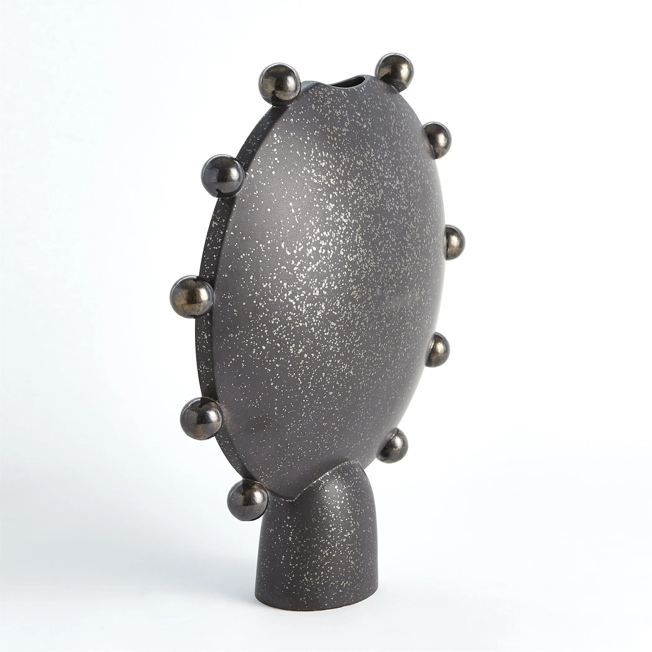 Spheres Footed Bowl - Bronze