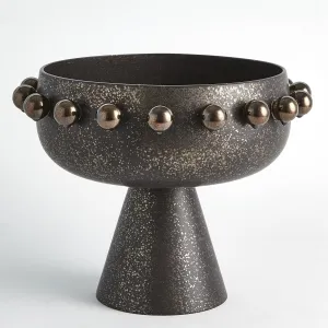 Spheres Footed Bowl - Bronze