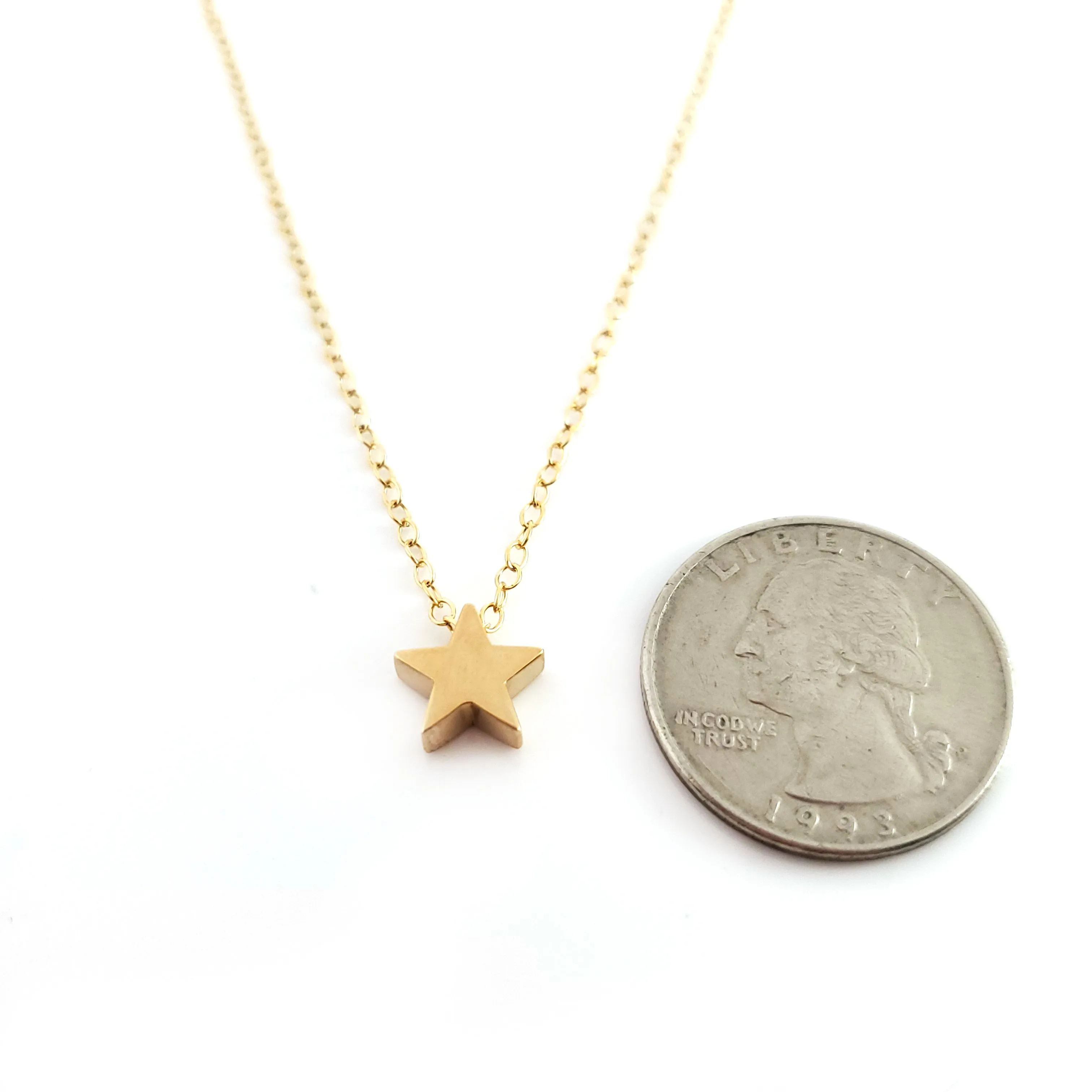 Star Charm- Dainty 14k Gold Filled Jewelry