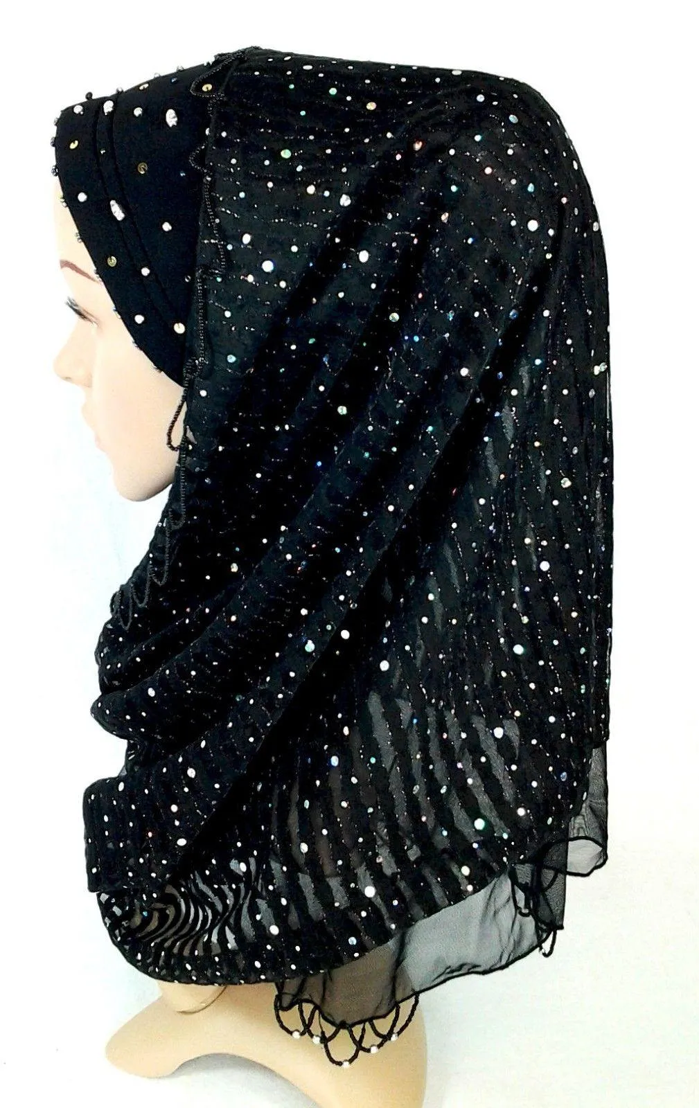Summer Hijab Islamic Cap Headwear Scarf Shawls