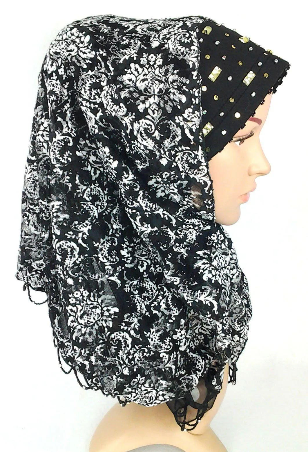 Summer Hijab Islamic Cap Headwear Scarf Shawls