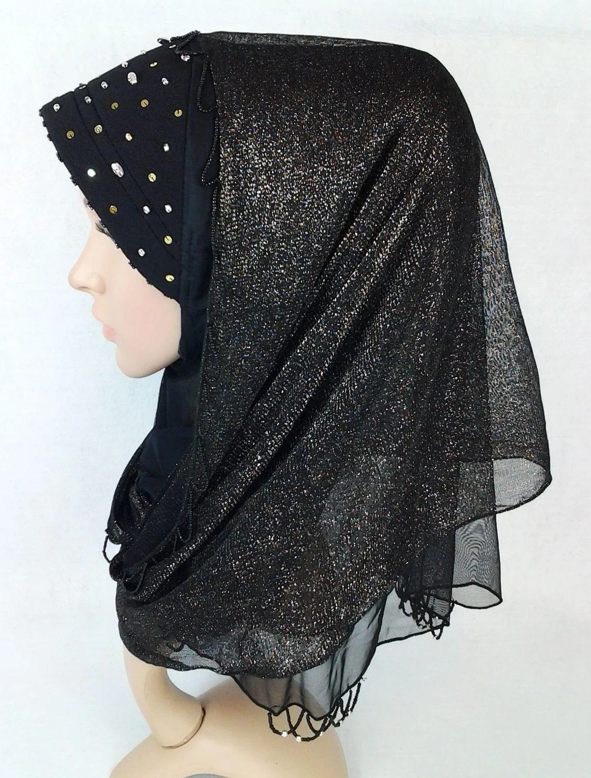 Summer Hijab Islamic Cap Headwear Scarf Shawls