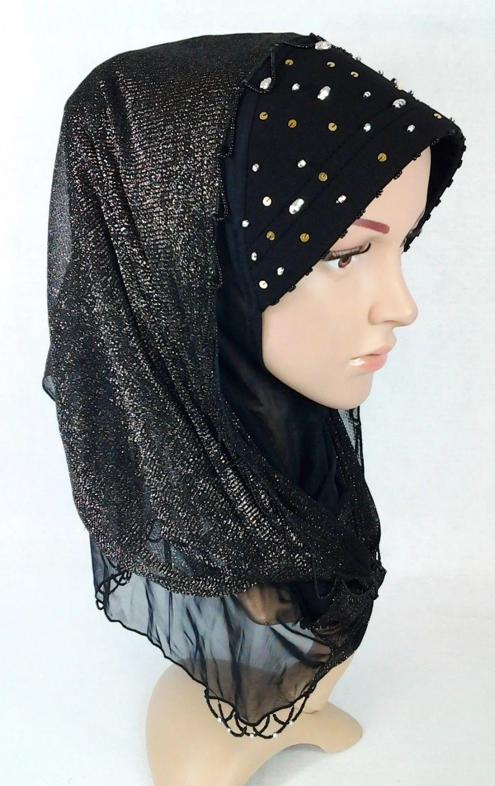 Summer Hijab Islamic Cap Headwear Scarf Shawls