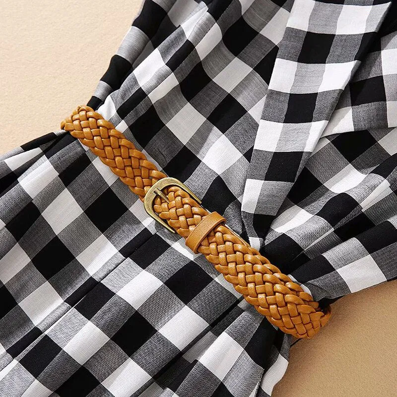 Summer Runway Retro Print Jumpsuit