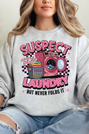 Suspect Complains About Laundry Unisex NuBlend Crew Sweatshirt