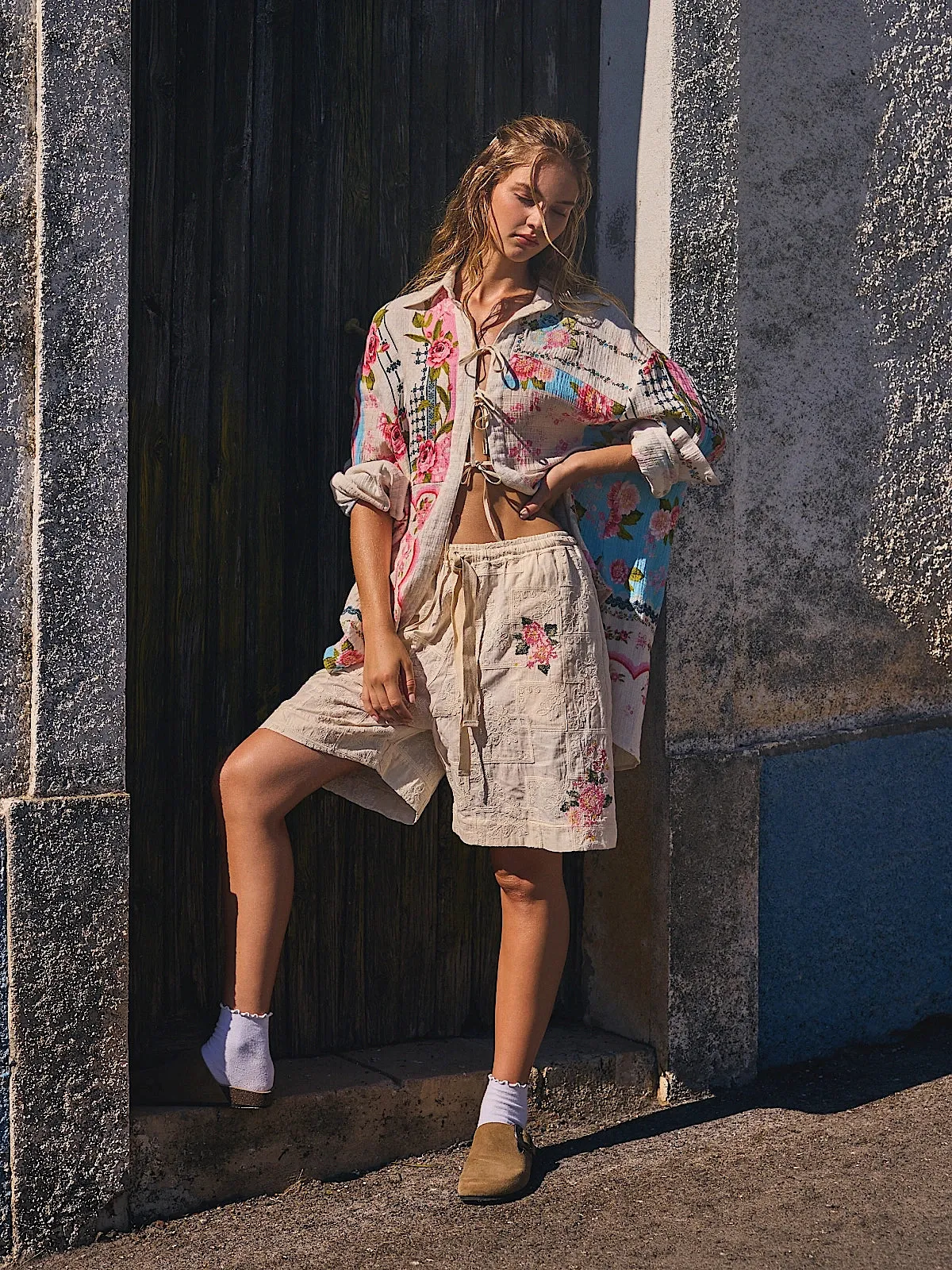 Swan Shirt-Malaga Shorts