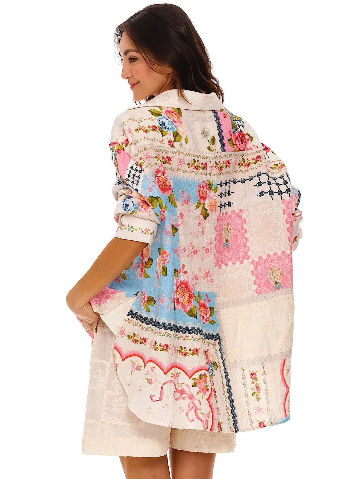Swan Shirt-Malaga Shorts