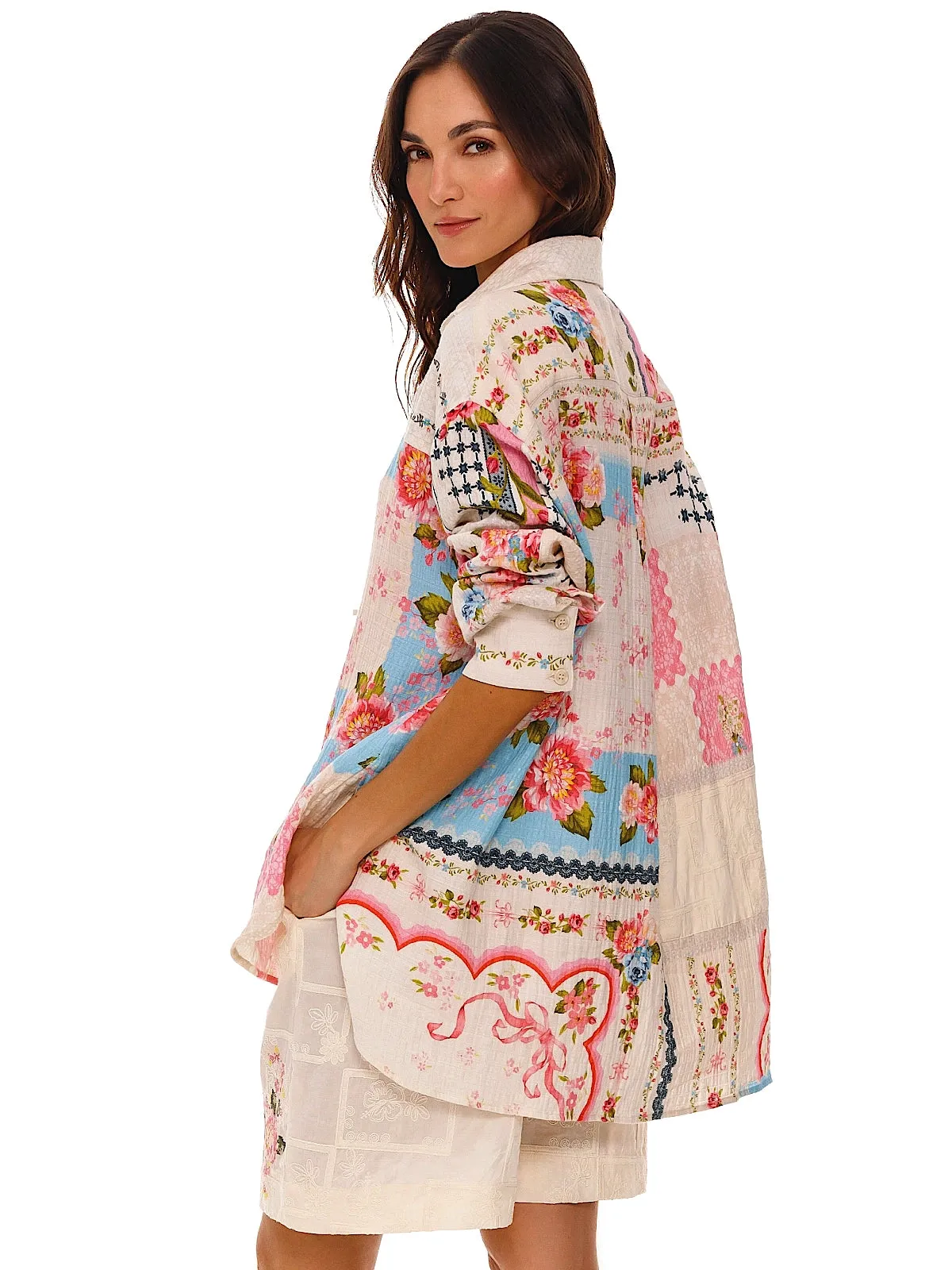 Swan Shirt-Malaga Shorts