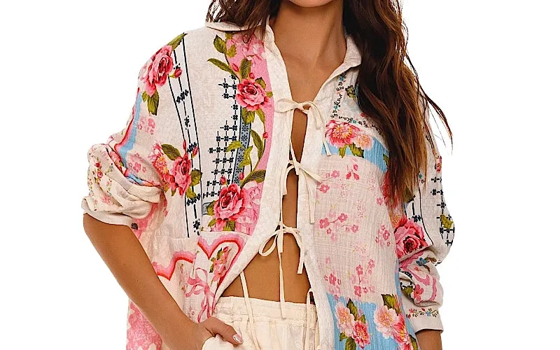 Swan Shirt-Malaga Shorts