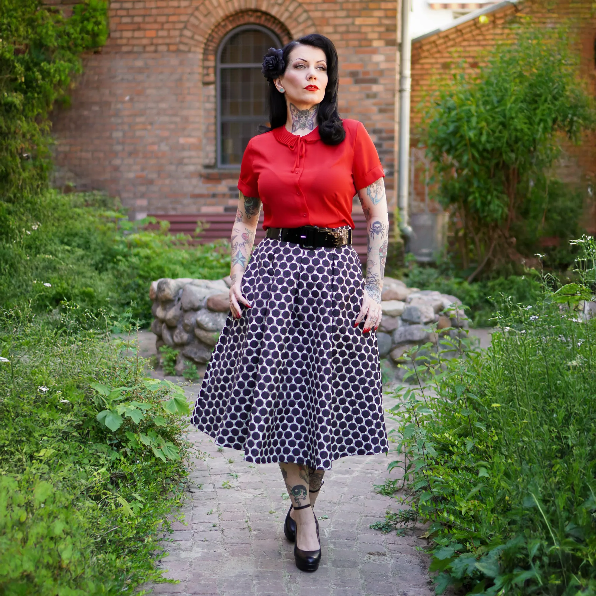 Tabitha Retro Circle Skirt
