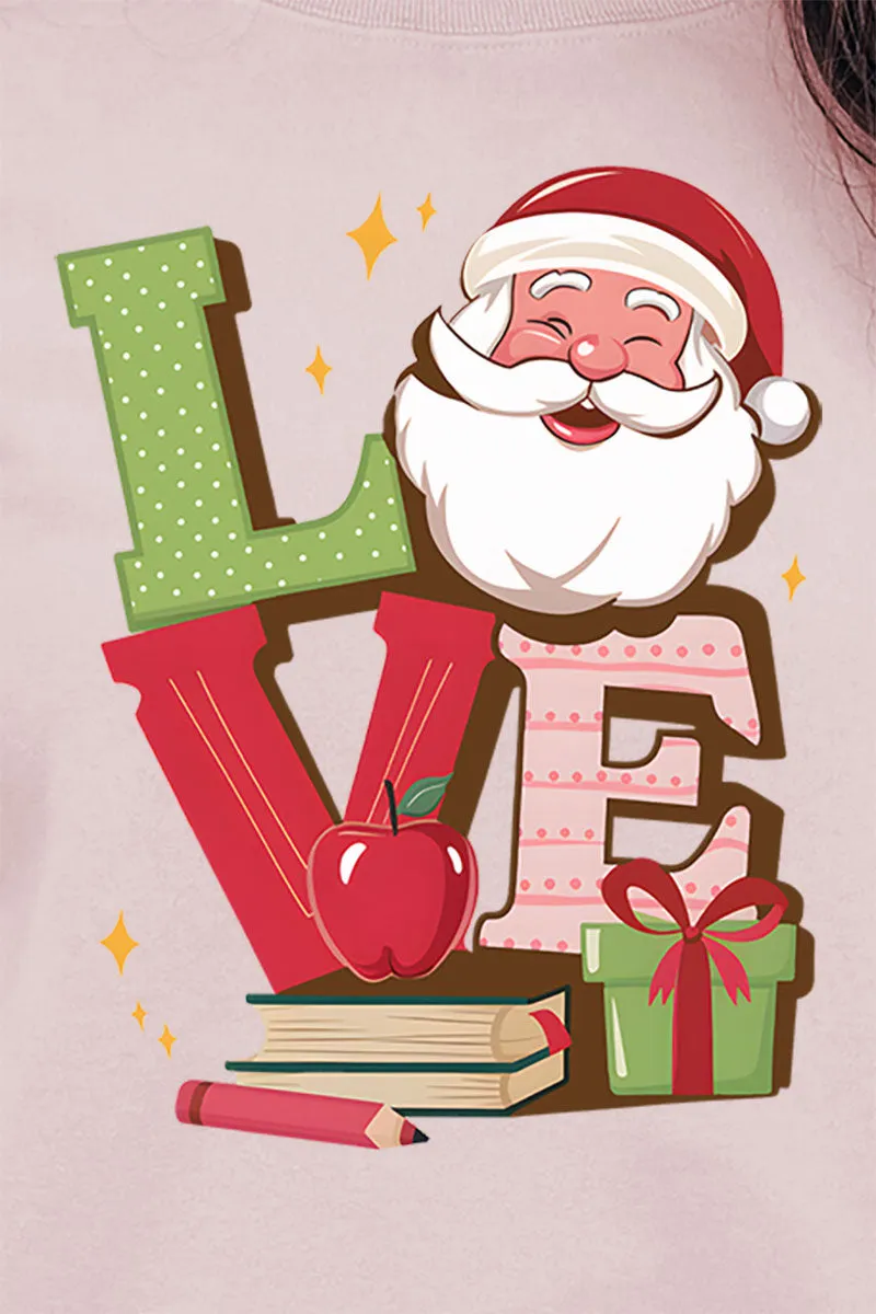 Teacher Love Christmas Unisex NuBlend Crew Sweatshirt
